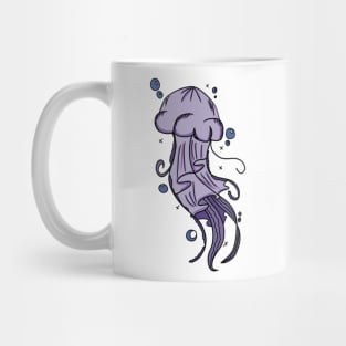 Solitary jellyfish Mug